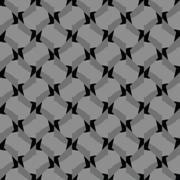 Vector seamless pattern texture background with geometric shapes in grey, bla Ilustración de archivo