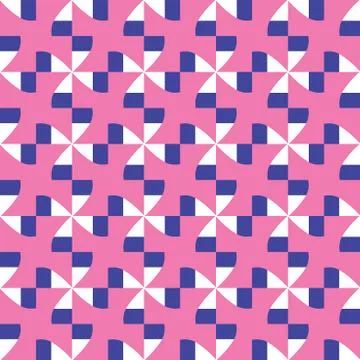 Vector seamless pattern texture background with geometric shapes, colored in  Illustrazione stock