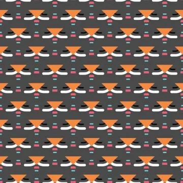 Vector seamless pattern texture background with geometric shapes, colored in  Illustrazione stock