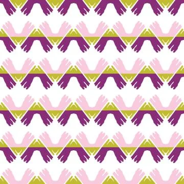 Vector seamless pattern texture background with geometric shapes, colored in  Stock Illustration