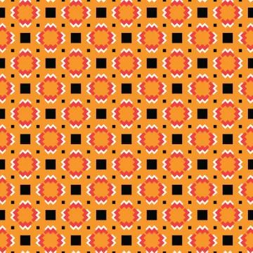 Vector seamless pattern texture background with geometric shapes, colored in  Stock Illustration