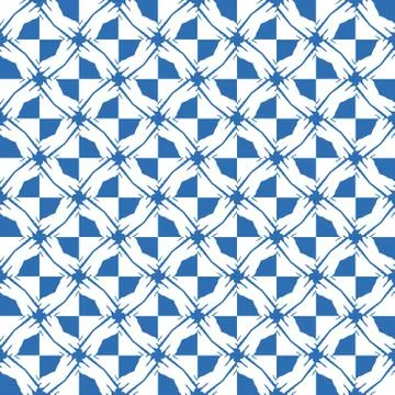 Vector seamless pattern texture background with geometric shapes, colored in  Illustrazione stock