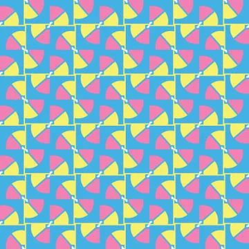 Vector seamless pattern texture background with geometric shapes, colored in  Stock Illustration
