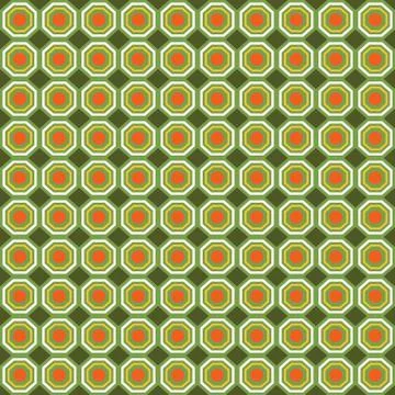 Vector seamless pattern texture background with geometric shapes, colored in  Stock Illustration