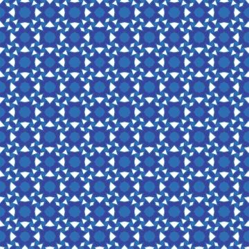 Vector seamless pattern texture background with geometric shapes, colored in  Stock Illustration