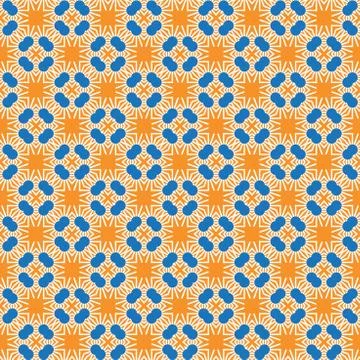 Vector seamless pattern texture background with geometric shapes, colored in  Stock Illustration