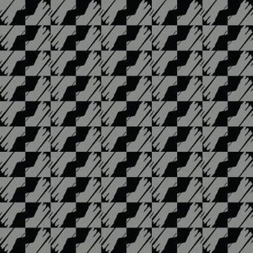 Vector seamless pattern texture background with geometric shapes in grey, bla Ilustración de archivo