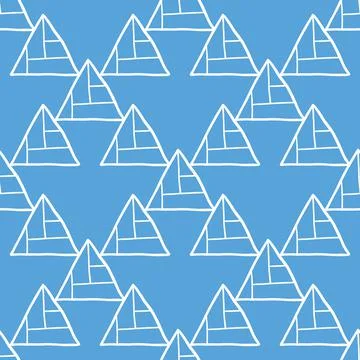 Vector seamless pattern, texture background. Hand drawn. Stock Illustration