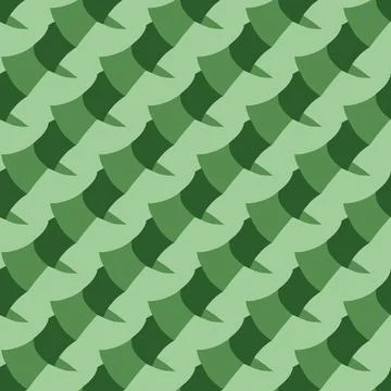 Vector seamless pattern, texture background. Hand drawn, green colors. Illustrazione stock