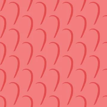 Vector seamless pattern, texture background. Hand drawn, red colors. Stock Illustration