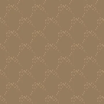 Vector seamless pattern, texture background. Hand drawn, brown colors. Stock Illustration