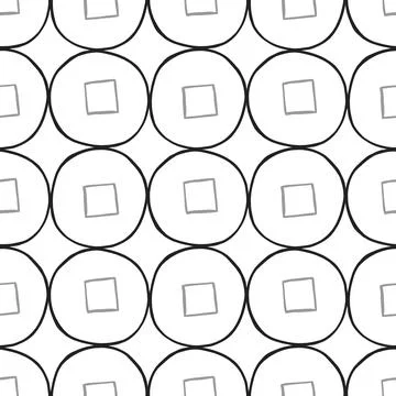 Vector seamless pattern, texture background. Hand drawn, black, grey, white c Stock Illustration