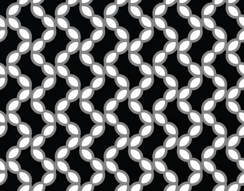 Vector seamless pattern, texture background, three colors Stock Illustration