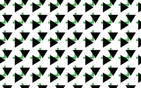 Vector seamless pattern, texture background, three colors Stock Illustration