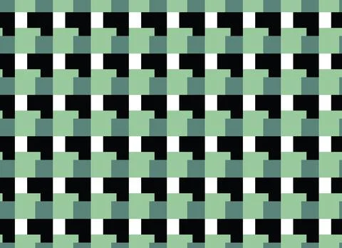 Vector seamless pattern, texture background, four colors Stock Illustration