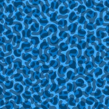 Vector seamless pattern texture with cartoon blue pool water イラスト素材