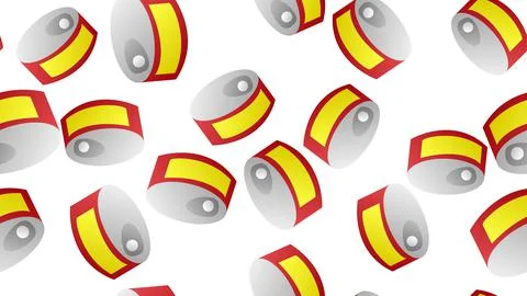 Vector seamless pattern with tin cans of tomato soup in retro style on light  Illustrazione stock
