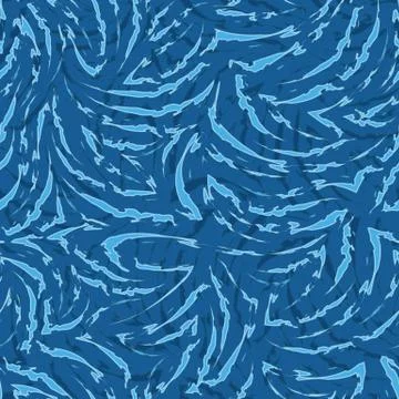 Vector seamless pattern of torn lines and corners in blue with a turquoise Stock Illustration