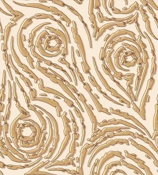 Vector seamless pattern in trendy colors Set Sail Champagne. Torn stripes and Stock Illustration