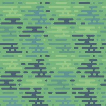 Vector seamless pattern with trendy stripes Stock Illustration