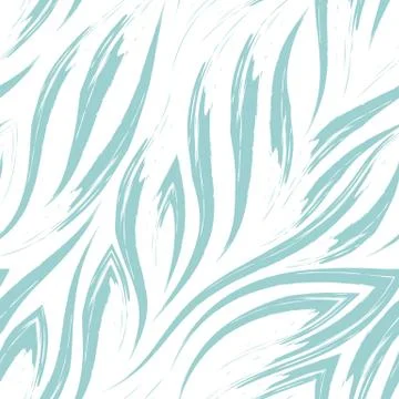 Vector seamless pattern of turquoise lines and corners on a white background Illustrazione stock