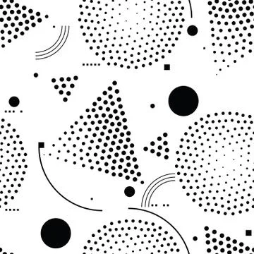 Vector seamless pattern. Universal repeating geometric abstract Stock Illustration