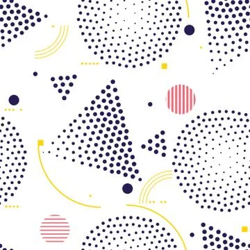 Vector seamless pattern. Universal repeating geometric abstract Stock Illustration