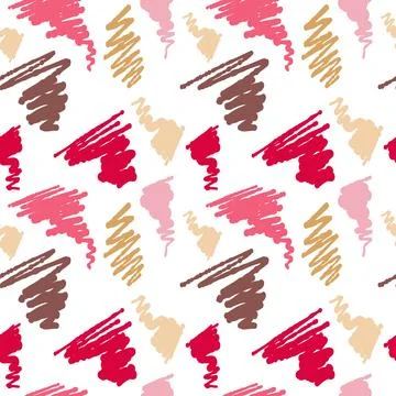 Vector seamless pattern on Valentine s Day, Love pencil Stock Illustration
