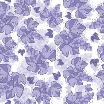 Vector seamless pattern vine Stock Illustration