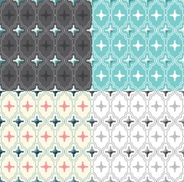 Vector seamless pattern vintage design. can be used for website background te Stock Illustration