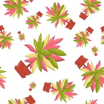 Vector seamless pattern for wallpaper, covers, notebooks, bright cartoon cr.. Stock Illustration