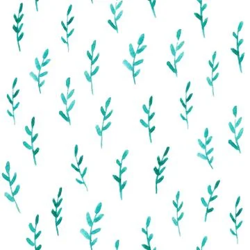 Vector. Seamless pattern with watercolor element Stock Illustration