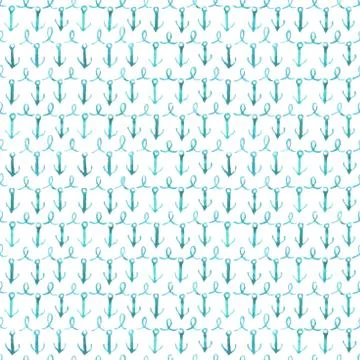 Vector. Seamless pattern with watercolor element Stock Illustration