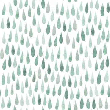 Vector. Seamless pattern with watercolor element Stock Illustration