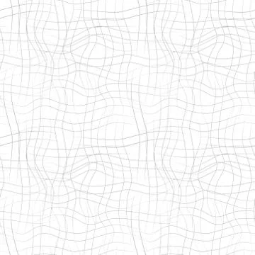 Vector seamless pattern with wavy drawn lines on a white background 스톡 일러스트
