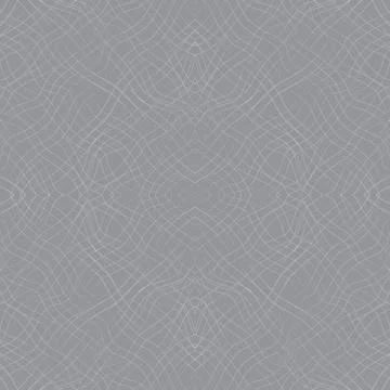 Vector seamless pattern with wavy drawn lines on a grey background 스톡 일러스트