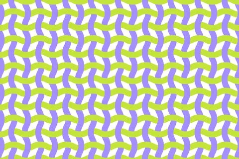 Vector seamless pattern Wavy lines like fabric ornament Modern stylish texture Illustrazione stock