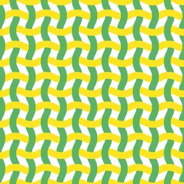 Vector seamless pattern Wavy lines like fabric ornament Modern stylish texture Stock Illustration