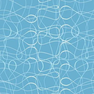 Vector seamless pattern with white threads Stock Illustration
