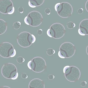 Vector seamless pattern..Pattern for the holiday Halloween. Stock Illustration