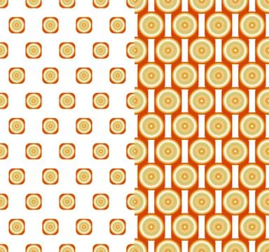 Vector seamless patterns. Stock Illustration