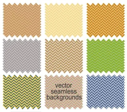 Vector seamless patterns. Stock Illustration