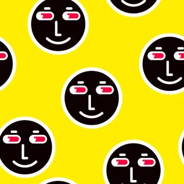 Vector seamless patterns. Trendy endless unique wallpaper Stock Illustration