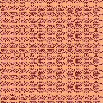 Vector seamless pink  ethnic pattern Illustrazione stock