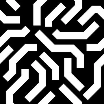 Vector Seamless Random Pattern Stock Illustration