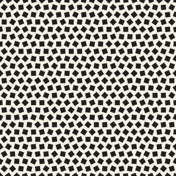 Vector Seamless Random Squares Irregular Pattern Stock Illustration