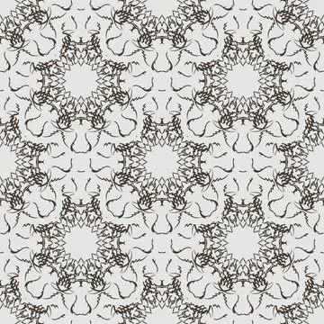 Vector seamless retro pattern background. Illustrazione stock