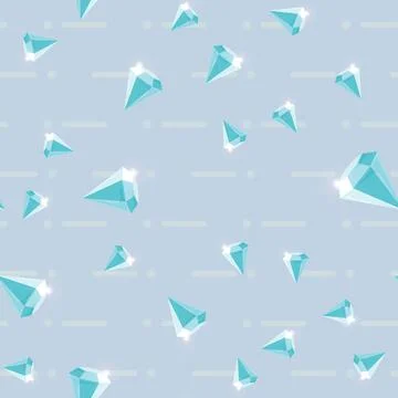 Vector seamless retro pattern, with diamonds. Can be used for wallpaper, patt Stock Illustration