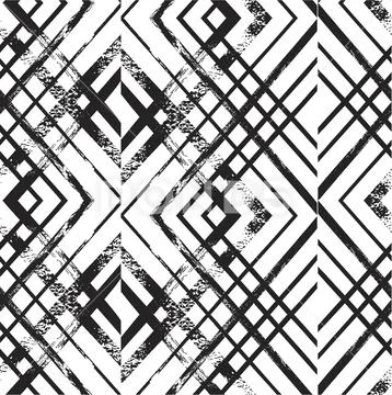 Vector seamless rhombus pattern. endless texture black and white.
abstract Stock Illustration