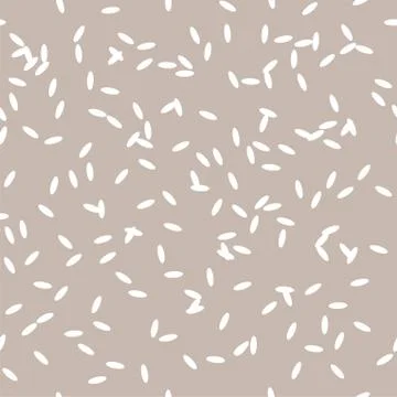 Vector seamless rice texture Stock Illustration